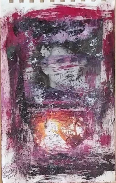 Giampiero Bini -appunti Di Taccuino-collage 22x14 Cod 0300816 0412