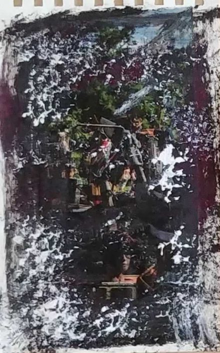 Giampiero Bini -appunti Di Taccuino-collage 22x14 Cod 0341216 0812
