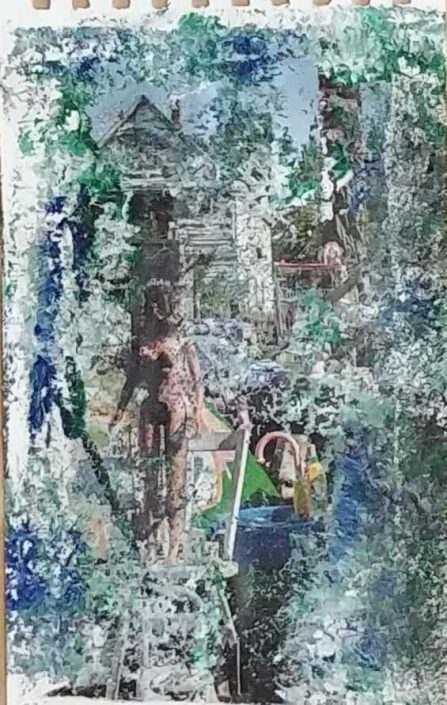 Giampiero Bini -appunti Di Taccuino-collage 22x14 Cod 0361416 1012