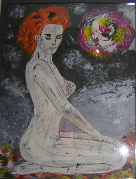 Giampiero Bini -nudo Di Donna Donatella-dipinto 50x70 Cod 0260416